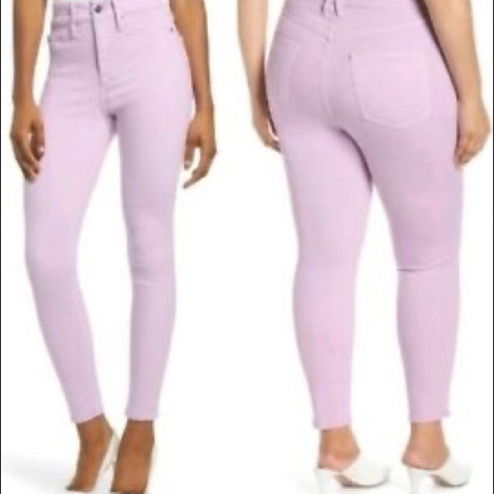 Good American lavender jeans size 0